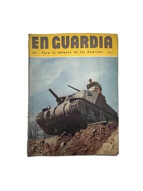 Vintage En Guardia Magazine Año 1 No 11 Spanish WWII Era Military Publication w